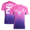 Officiële Voetbalshirt Duitsland Gundogan 21 Uit EK 2024 - Heren